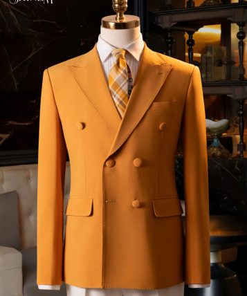 Bộ Suit Vàng Cam – 6 cúc