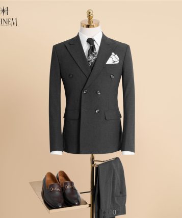 Bộ Suit ghi tối cao cấp – 6 cúc